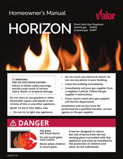 Valor HORIZON 534VP Homeowner's Manual