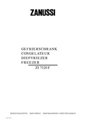Zanussi ZI 7120 F Instruction Booklet