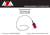 ADA INSTRUMENTS ZVE 050 Operating Manual