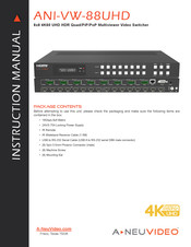 A-Neuvideo ANI-VW-88UHD Instruction Manual