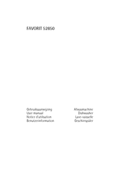 AEG FAVORIT 52850 User Manual