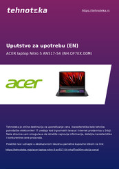 Acer Nitro 5 AN515-52 User Manual