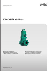 Wilo EMU FA 08.40E Installation And Operating Instructions Manual