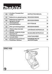 Makita DSC102 Instruction Manual