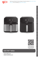TEFAL Moulinex EASY FRY MEGA EZ855 Manual