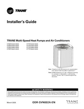 Trane Technologies 5TTR7048A1000A Installer's Manual