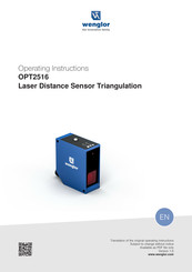Wenglor OPT2516 Operating Instructions Manual