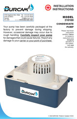 Burcam 310100 Installation Instructions Manual