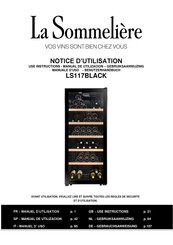 La Sommeliere LS117BLACK Use Instruction