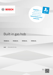 Bosch PBP6B K8 Series Information For Use