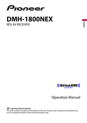 Pioneer DMH-1800NEX Operation Manual