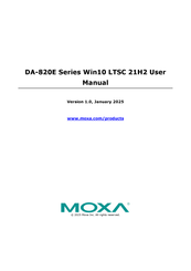 Moxa Technologies DA-820E Series User Manual