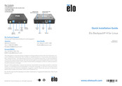 Elo Touchsystems Backpack 4 Quick Installation Manual