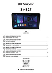 Phonocar MEDIASTATION CUSTOMFIT SM327 Installer Manual