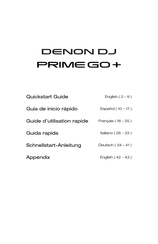 Denon PRIME GO+ Quick Start Manual