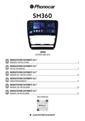 Phonocar MEDIASTATION CUSTOMFIT SM360 Installer Manual