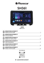 Phonocar MEDIASTATION CUSTOMFIT SM361 Installer Manual