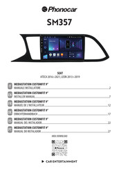 Phonocar MEDIASTATION CUSTOMFIT SM357 Installer Manual