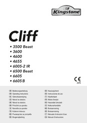 Kingstone Cliff 6005-2 IR Operating Instructions Manual