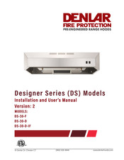 Denlar Designer Series Installation And User Manual
