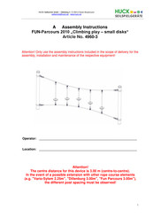 Huck 4960-3 Assembly Instructions Manual
