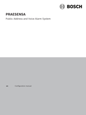 Bosch PRAESENSA Configuration Manual