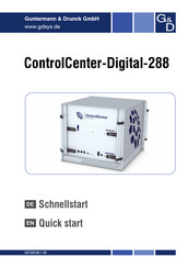 Guntermann & Drunck ControlCenter-Digital-288 Quick Start Manual