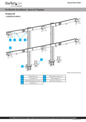 StarTech.com 6-MONITOR-ARM-A Quick Start Manual