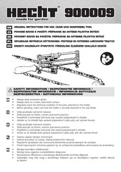 hecht 900009 Original Instructions For Use