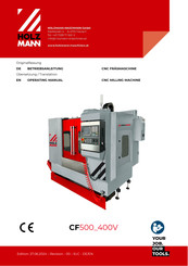 HOLZMANN MASCHINEN CF500 400V Operating Manual