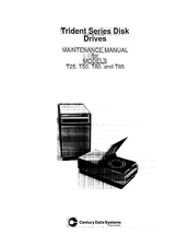 Xerox Century Data Systems Trident Series Maintenance Manual