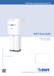 BWT Pure SLIM 4 Installation And Operating Manual
