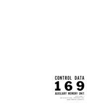 Control Data 169 Manual