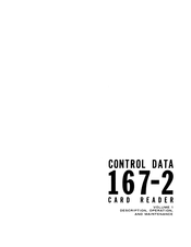 Control Data 167-2 Manual