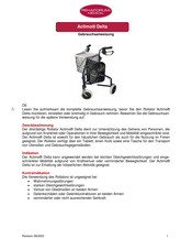 Rehaforum MEDICAL Actimo Delta User Manual
