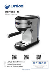 Grunkel CAFPRESOH-15 Instruction Manual