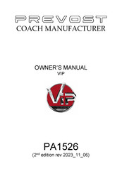 Prevost VIP 2023 Owner's Manual