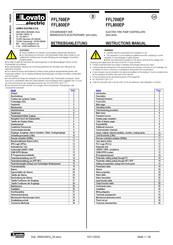 LOVATO ELECTRIC FFL700EP Instruction Manual