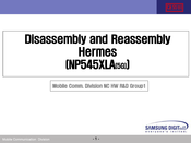 Samsung Hermes Disassembly And Reassembly