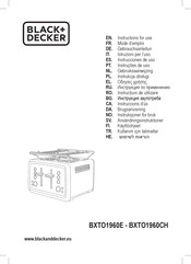 Black & Decker BXTO1960E Instructions For Use Manual
