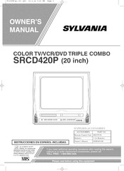 Sylvania SRCD420P Owner's Manual