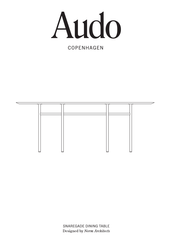 Audo SNAREGADE DINING TABLE Manual