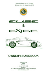 Lotus GXIGE Owner's Handbook Manual