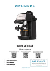 Grunkel CAFPRESO-H5 BAR Instruction Manual