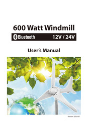 Automaxx 600 Watt Wind Turbine User Manual