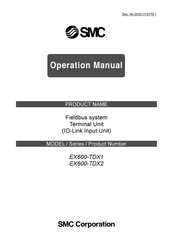 SMC Networks EX600-TDX2 Operation Manual