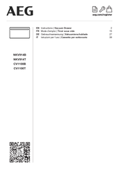AEG CV1100B Instructions Manual