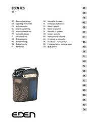 Eden FES 60 Operating Instructions Manual