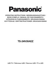 Panasonic TS-24N30AEZ Operating Instructions Manual