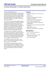 Renesas RTKA489118DE0010BU Manual